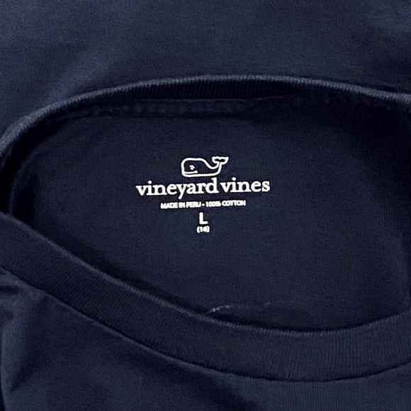 Vineyard Vines Girls Logo Graphic Long-Sleeve Tee - Picture 5 of 6